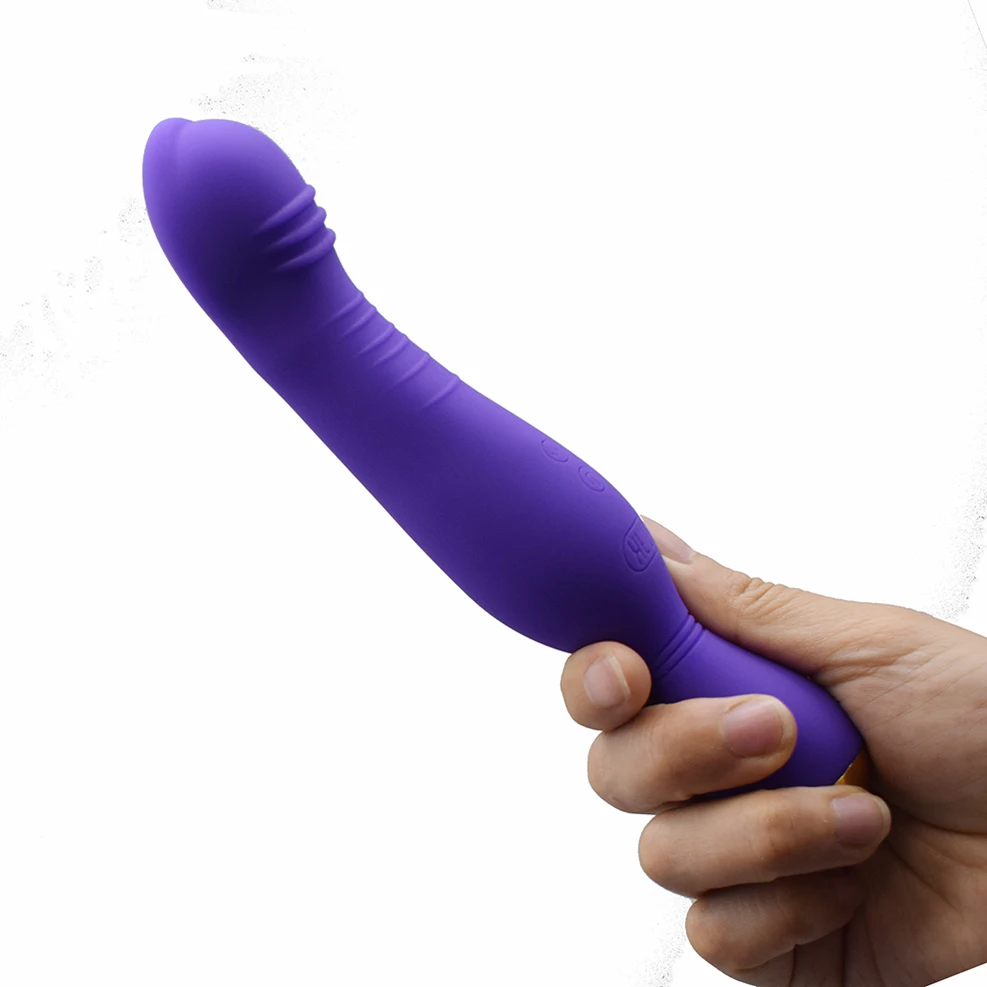 FAAK silicone wand vibrator powerful usb recharge double head vibrating anal plug clit masturbate prostate massage anal dildo