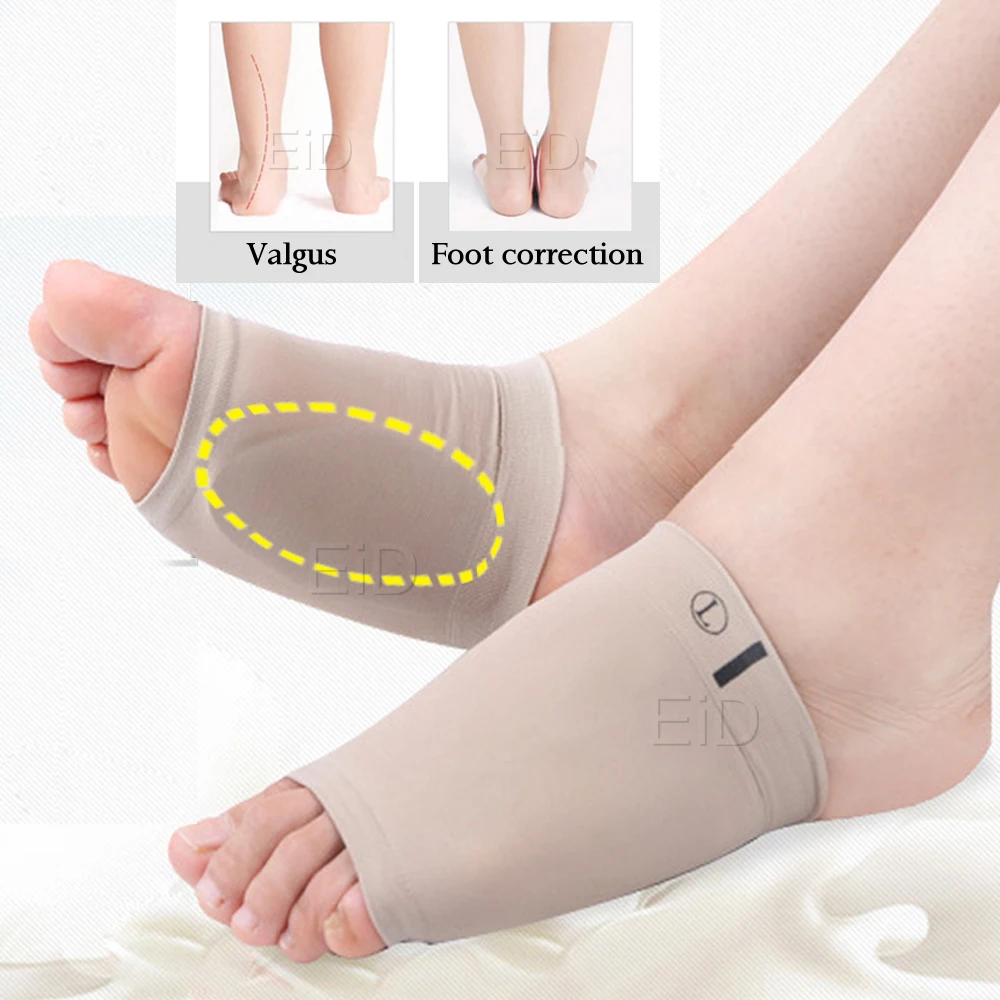 EiD 1Pair Orthopedic insoles bandage Arch Support Orthotic Insole Flat Foot Flatfoot Corrector Pedicure Insoles Cushion Pad Foot