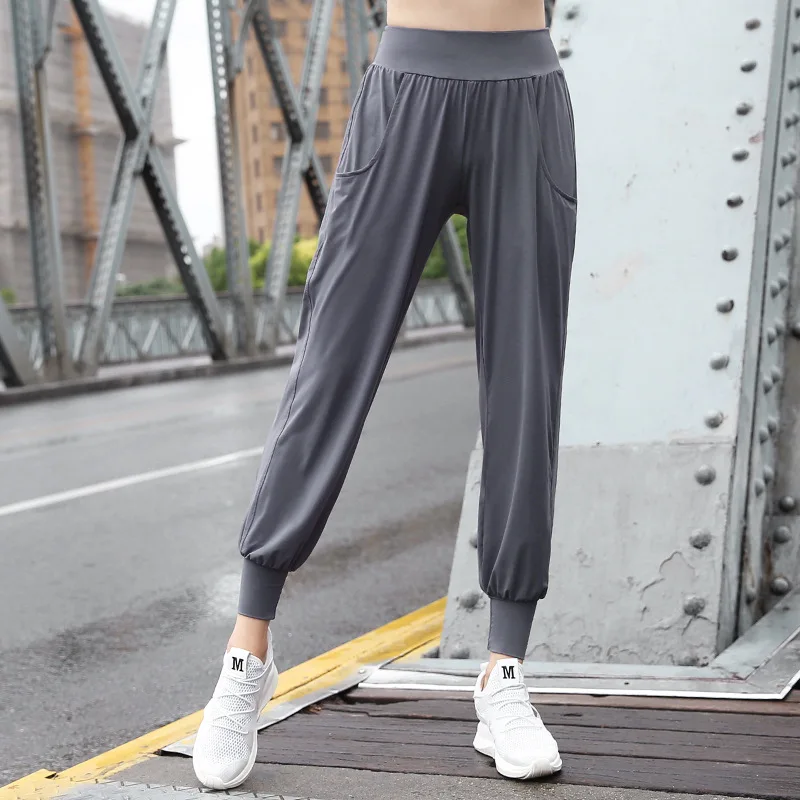 

100kg Can Wear Autumn Women Yoga Pants Elastic High Waist Sweatpants Bloomers Running Jogger Fitness Gym Sport Pant Sportswear