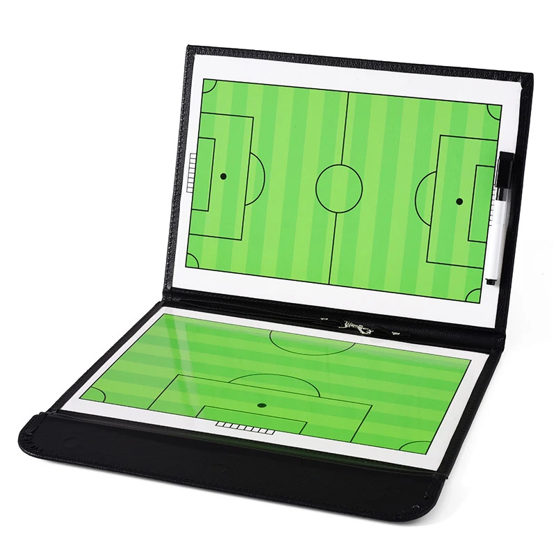 53cm Coaches Board Foldable Football Coaching Clipboard Folder Portable Magnetic Training Soccer Practice Board