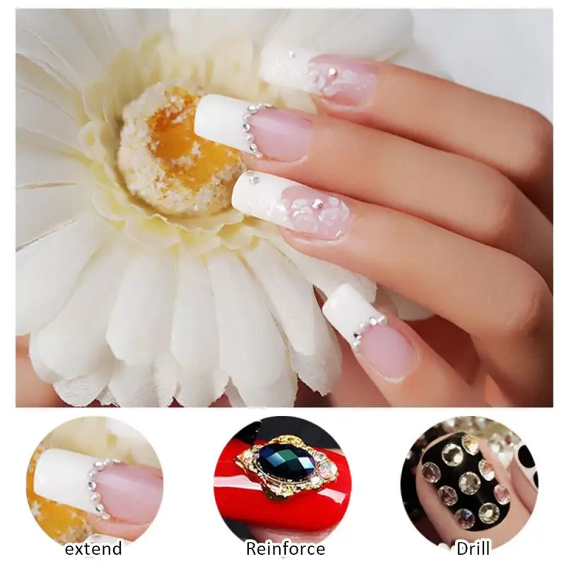 30ML Colorful Nail Gel Crystal Polish Quick Nail Extension Gel For Acryl Gel LED Hard Glue Nail Art Design All For Manicure