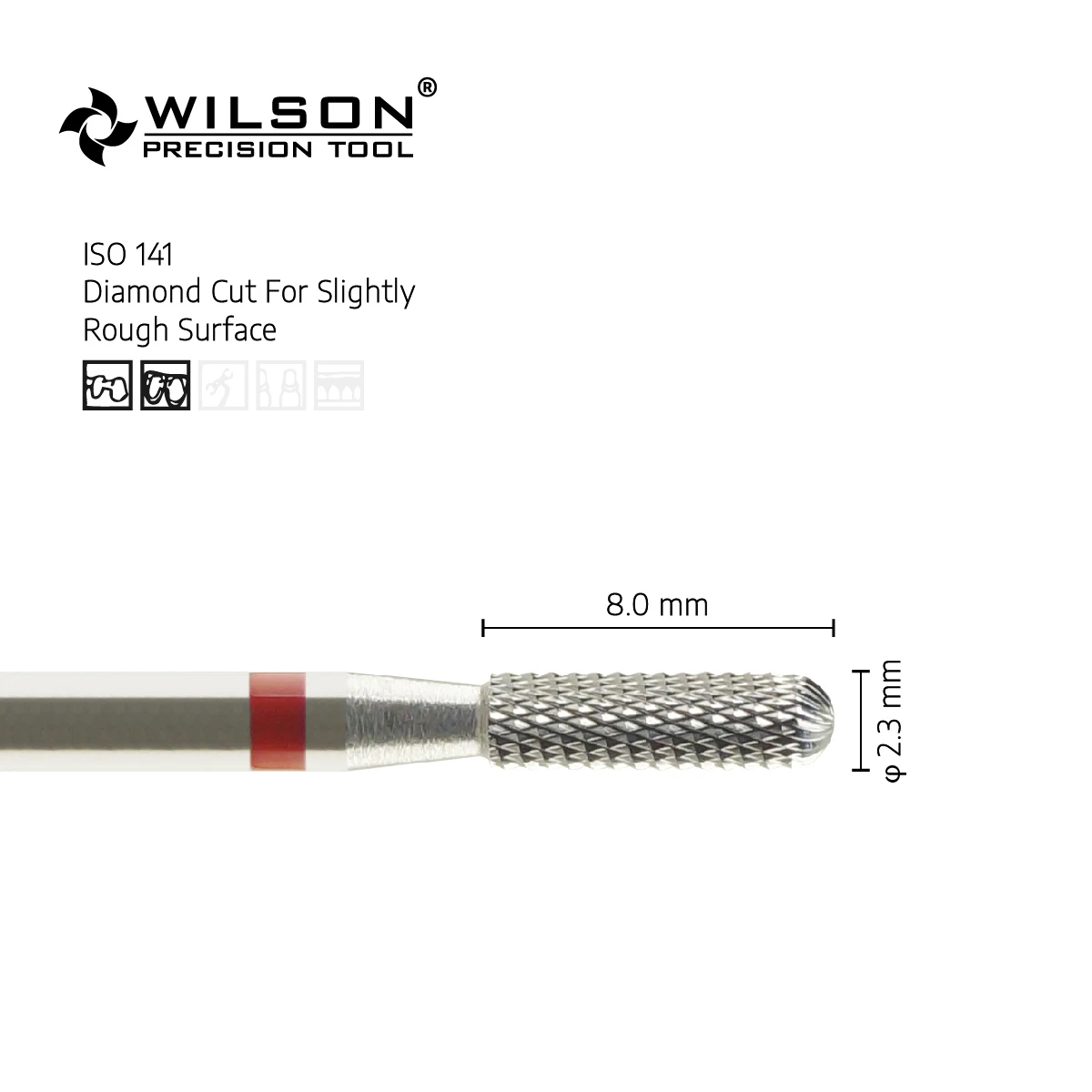 WilsonDental 5001601 Pieza De Baja Velocidad Tools Tungsten Carbide Dental Burs for Trimming Metal