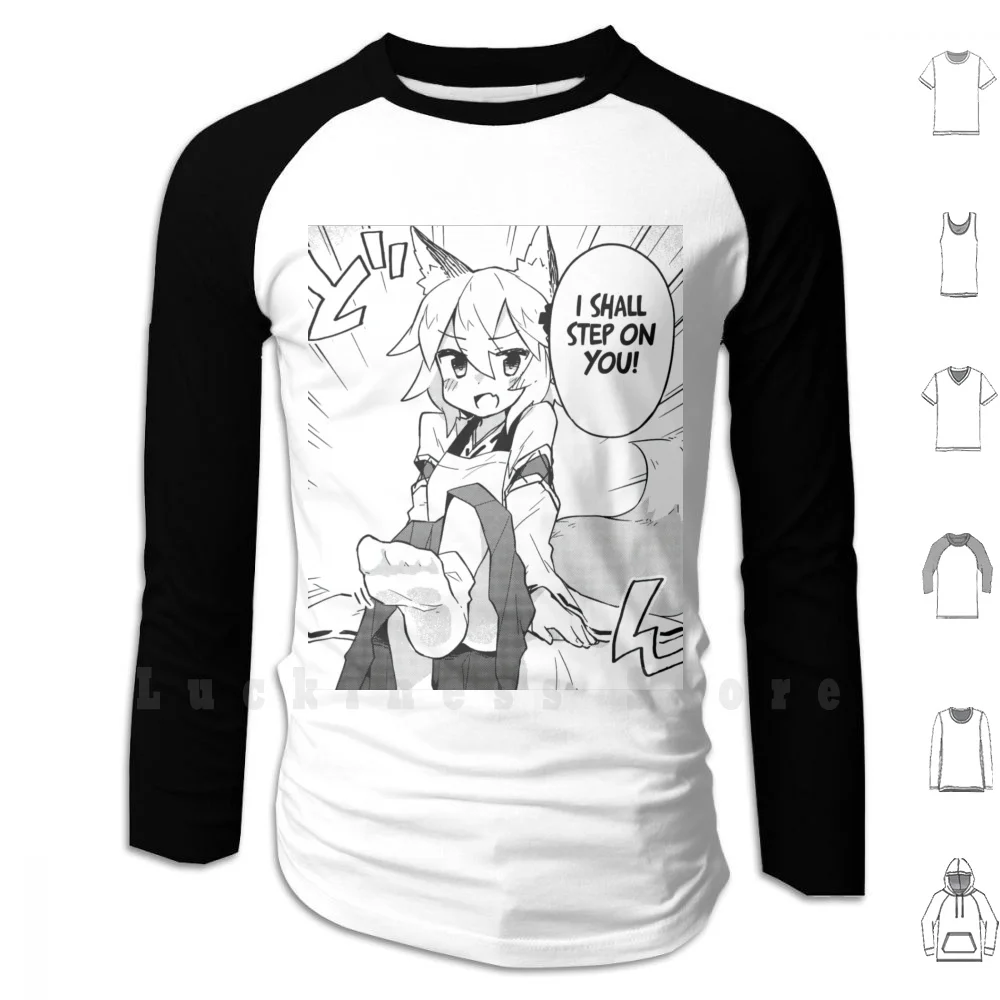 

Senko Stepping On You-The Caring Fox Senko-San Hoodies Anime Nyan Manga Sword Art