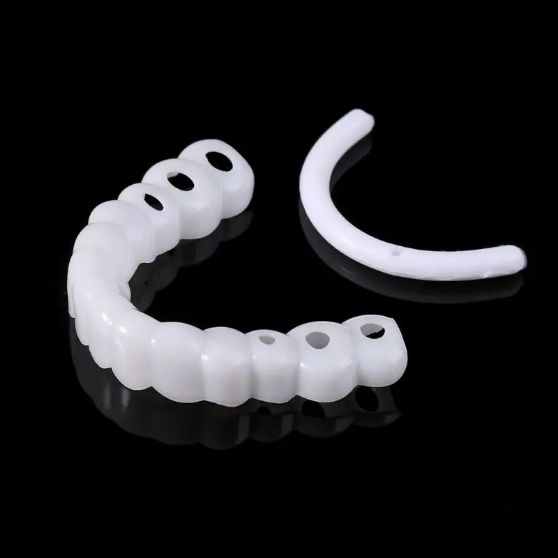 Denture Teeth Bottom Tooth Simulation Artificial Dental Care Smile Instant Whitening Comfort Beauty Tools Cover Cosmetic False