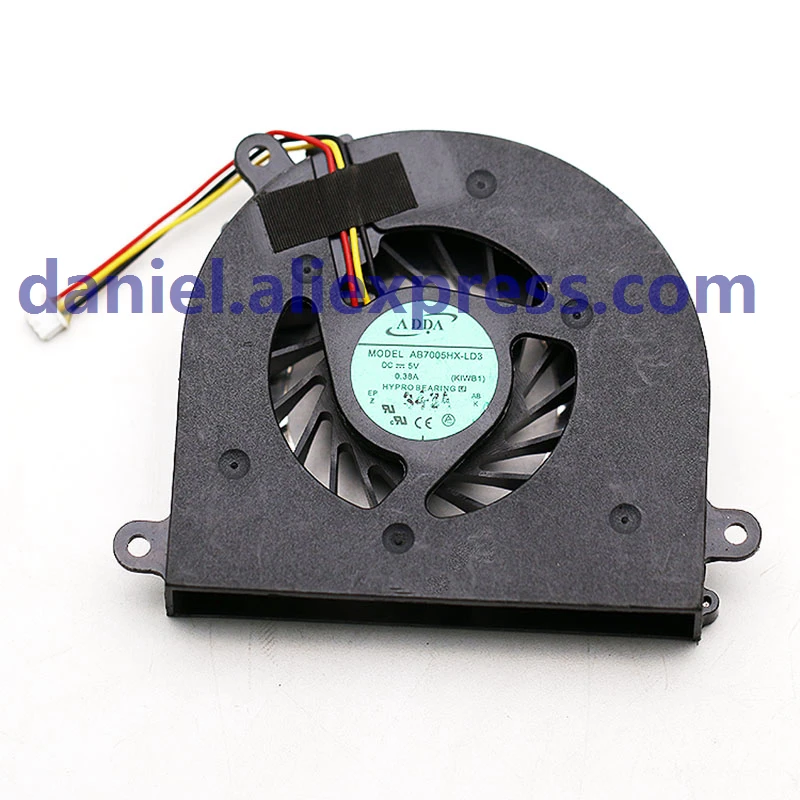 

Original AB7005HX-LD3 5V 0.38A ideapad Y550 Y550A Y550P notebook built-in fan