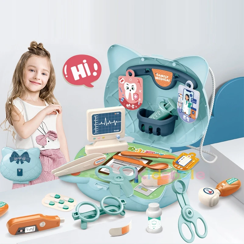 Jouets de maquillage pour filles, ensemble de jeu de simulation, dos Montessori, IQUE Cosmetic Princess Hairdress, jouets de beauté à la mode pour enfants