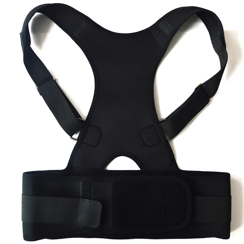 

Back Shoulder Lumbar Posture Correction Vest Brace Support Belt Adjustable Back Posture Corrector Spine Back XXL