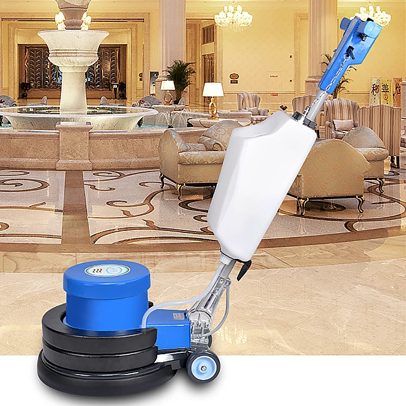 Floor Washing Machine Push Type Brushes Wiping Machine Polishing Floor Carpet Cleaning Waxing Polisher BF523 with Cleaner Kit