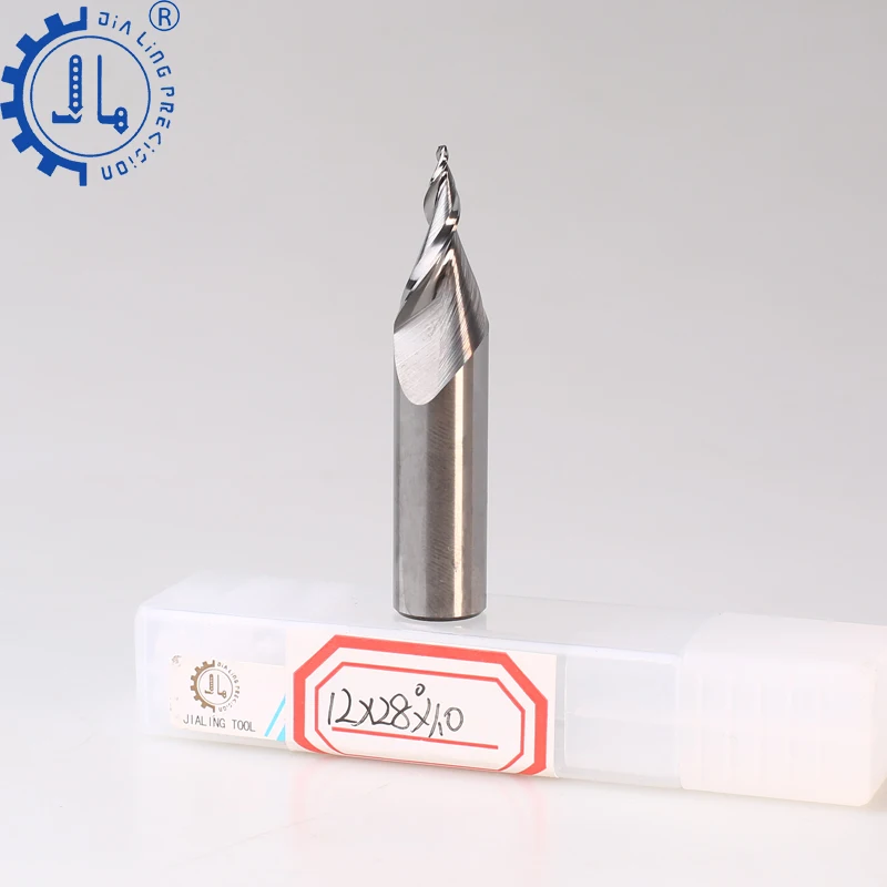 JIALING-Mini brocas de grabado para fresadora de carburo acrílico, 6mm, 12mm, 1 pieza