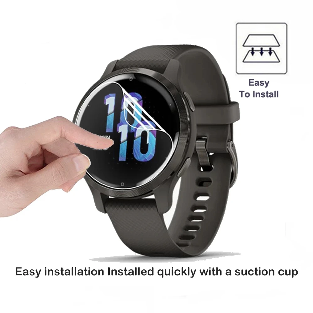 1/3/5Pcs Garmin VENU2 /2S Watch Protective Water Gel Film for Venu 2/2S Soft Film Not Glass Smartwatch Protection