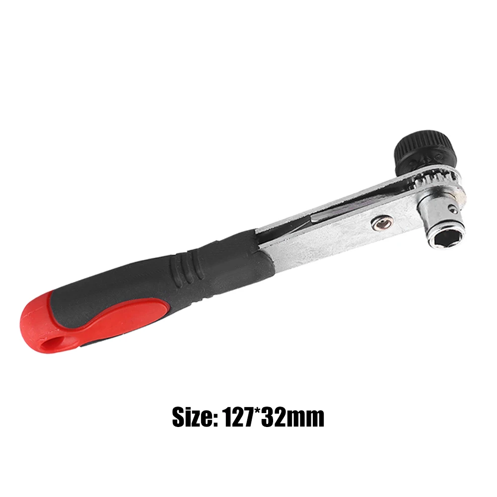 Semi-automática dupla-headed catraca ferramenta de aperto em casa chave de fenda bit wrench repair mini ferramentas manuais dropshipping
