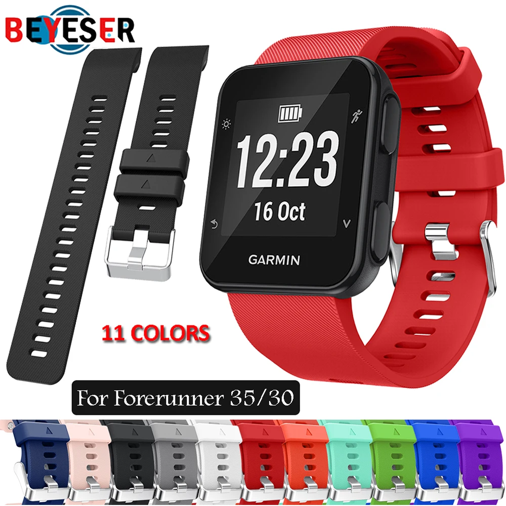 

Colorful Sport Silicone Watch Strap for Forerunner 35 Wrist Strap Bracelet for Garmin Forerunner 35 Smart Watch Replacement Band