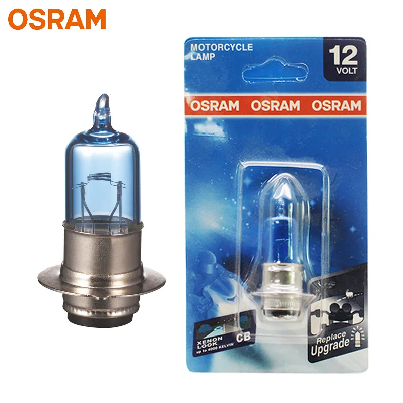 OSRAM M5 12V 35/35W P15d-25-1 Motorcycle Lamps 4000K Cool White Color Xenon Look Original Replace Upgrade 62337CB, Pack of 1