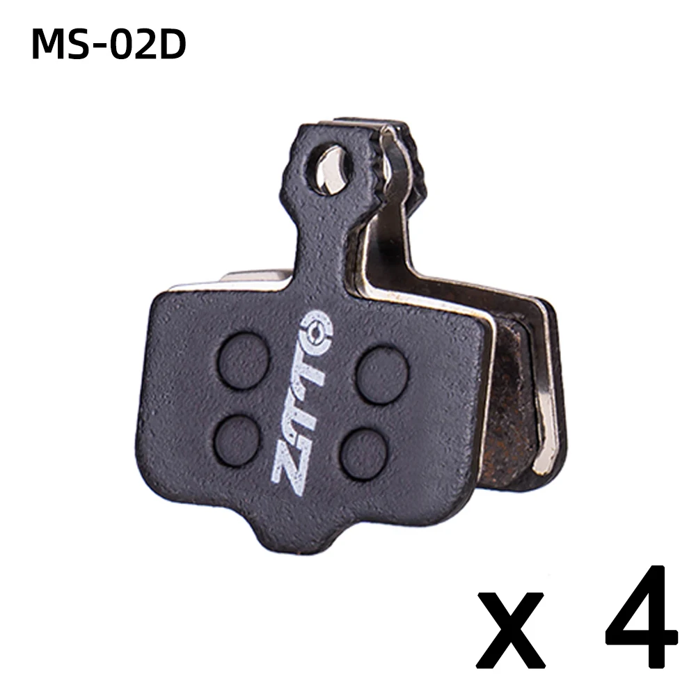ZTTO 4 Paar MTB Halbmetall-Fahrrad-Bremsbeläge, leise Keramik für Fahrrad-Scheibenbremse M8020 M6100 MT200 Führungscode E9 DB ER MT6 MT4