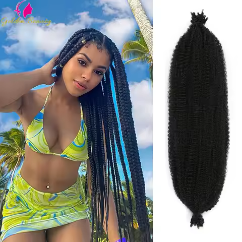 Jumbo Marley Braid Hair Crochet Braids For Twists Soft Afro Kinky Curly Twist Synthetic Natural Hair Extensions For Women