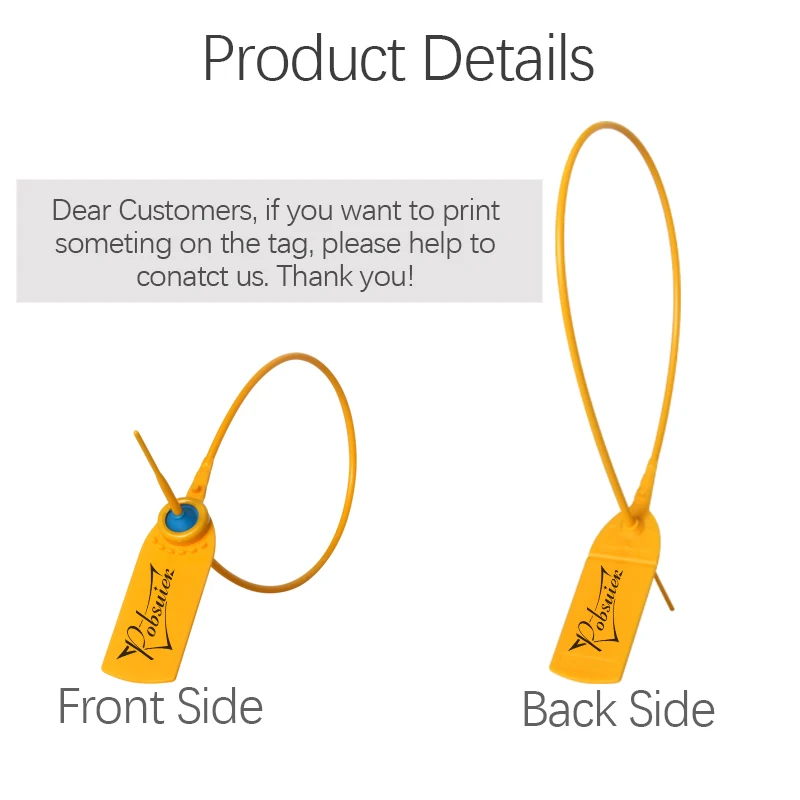 مكافحة سرقة الملابس شعار شنق العلامة تسميات ، البلاستيك ، المتاح ، الأختام الأمنية للملابس اللوجستية ، منتج مخصص ، 410 مللي متر ، 16.1 "، 100
