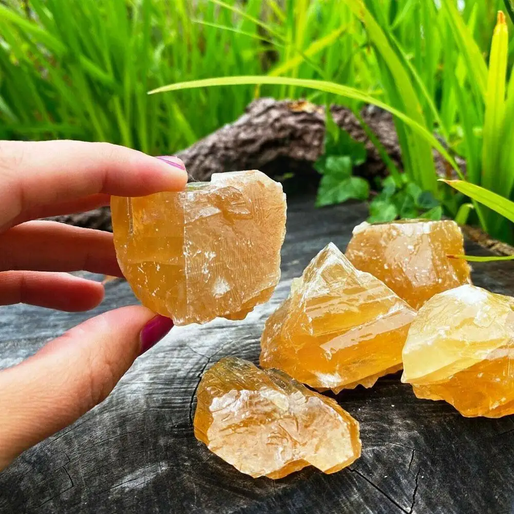 Natural Brazilian Citrine Unprocessed Citrine Rough Specimen Mineral Gifts Home And Stone Collection Decoration Diy Q6t6