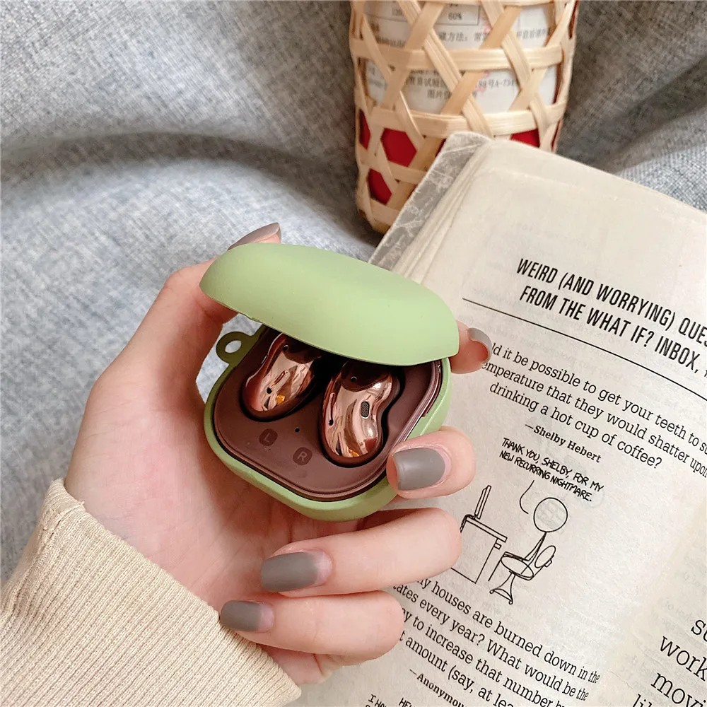 Matte Hard PC Protective Shell For Samsung Galaxy Buds live Case Bluetooth Wireless Earphone Bag Charging Cover Box Accessories