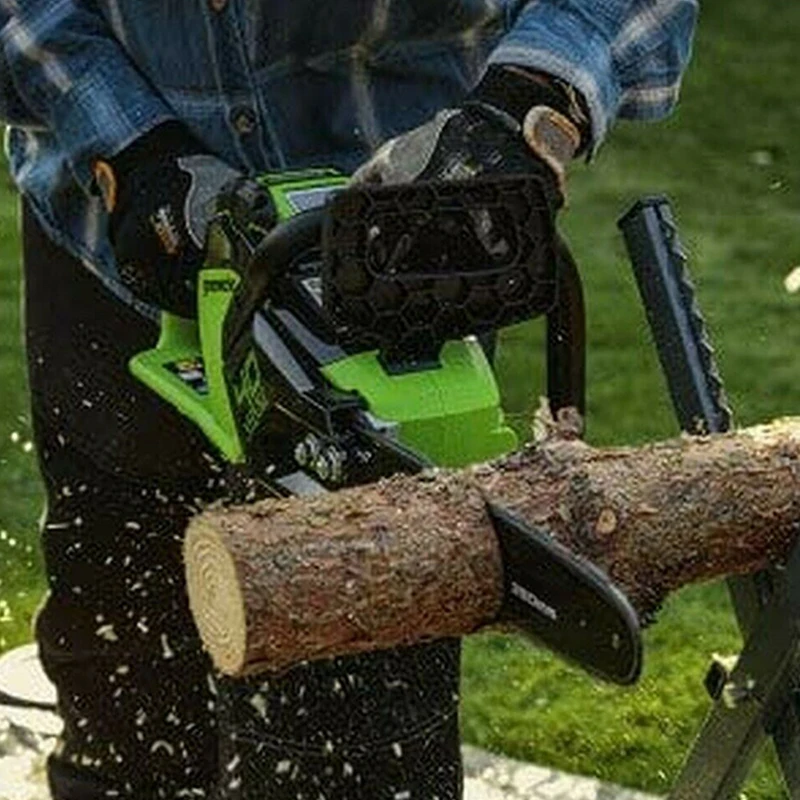 Greenworks GD40CS18 40V Chainsaw with 4.0ah battery 16 Inch Brushless Motor 20m/s Rechargeable Cordless Chain Saw Equal 40cc Gas