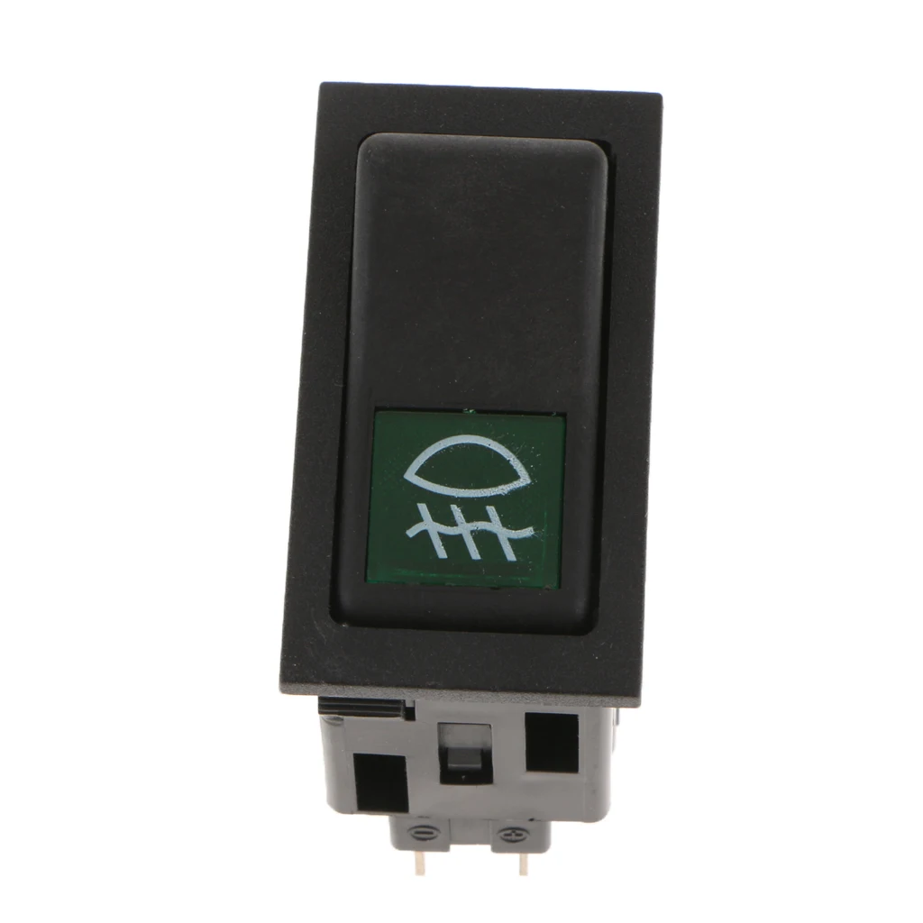 Car Switch 4Pins Fog Light Rocker Switch Button On/Off Button For Car Truck Tailer Motorcycle Boat RV Marine Car Accessories