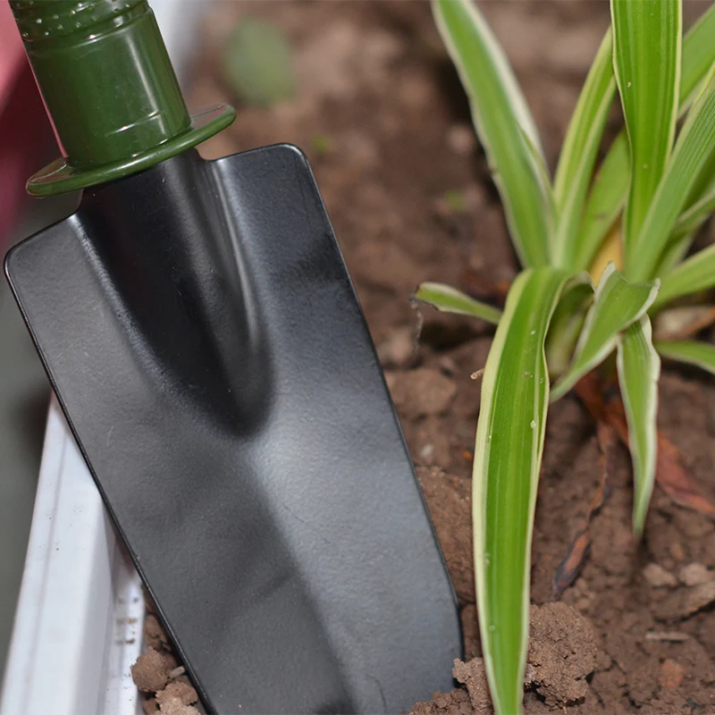 4pcs Garden Shovel Spade Trowel Rake Set Flower Planting Helper Transplanted Cultivator Weeder Weeding Fork Digging Tools