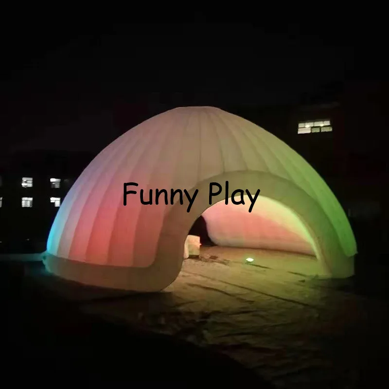 event advertising tent LED lighted inflatable igloo stage party tent LED inflatable dome tent LED inflatable party tent