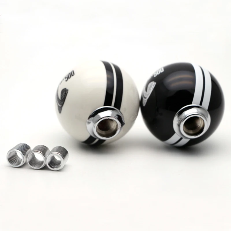 Universal 5MT 6MT Speed Shift Knob Snake Shifter Resin Ball Shaped Cobra Gear Shif Knob 6