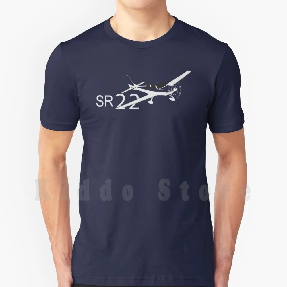 Cirrus Sr22 T Shirt DIY Big Size 100% Cotton Cirrus Aviation General Aviation Airplane Airplane Single Engine