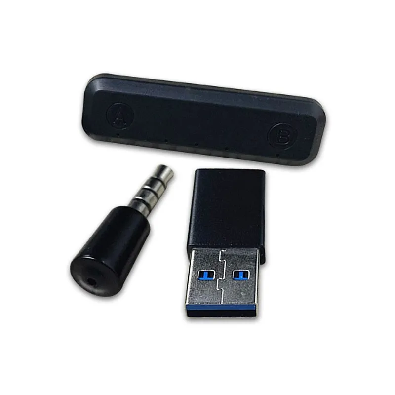 Adaptador inalámbrico USB tipo C, transmisor compatible con Bluetooth, receptor de Audio VF, micrófono para Nintendo Switch, PS4, PC
