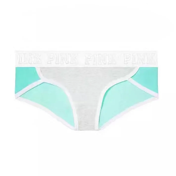 Sexy Fashion Girl Briefs Pink Color Cotton Pattern Sports Letter Ladies Female Underpanties Lingeries Women\'s Underwear Panties