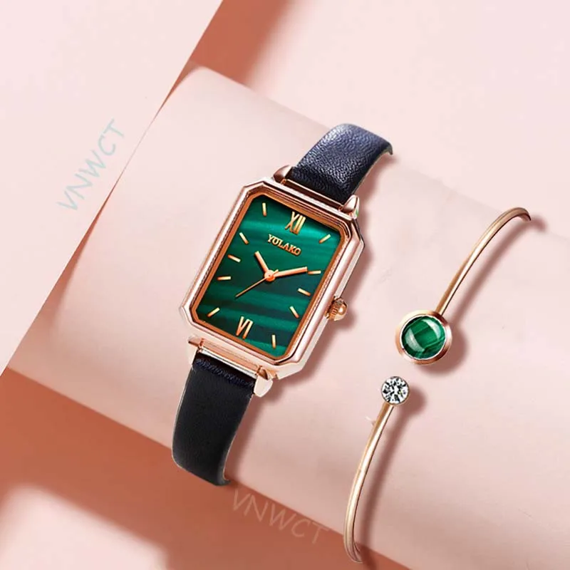 

Women Watch Bracelet 2pcs Set Starry Sky WristWatch Fashion Ladies Leather Watch Clock for Women Relogio Feminino Montre Femme