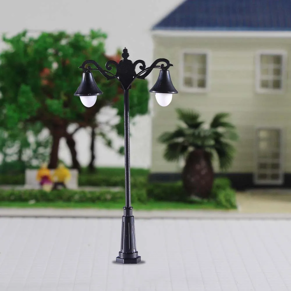 Lampadaire l'inventaire pour paysage de paysage, échelle 00-N, lampe de jardin, lampadaire pour train et chemin de fer, 12V, 5 pièces 26 Lampadaire l'inventaire pour paysage de paysage, échelle 00-N, lampe de jardin, lampadaire pour train et chemin de fer, 12V, 5 pièces 26