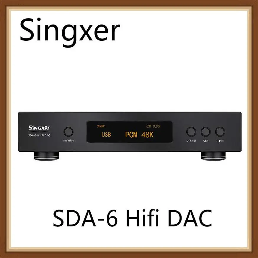 

Singxer SDA-6 DAC DSD512 AK4499 XMOS XU208 I2S USB NOS PLL Native Direct Solution Hifi Music Digital Analog Interface Decoder