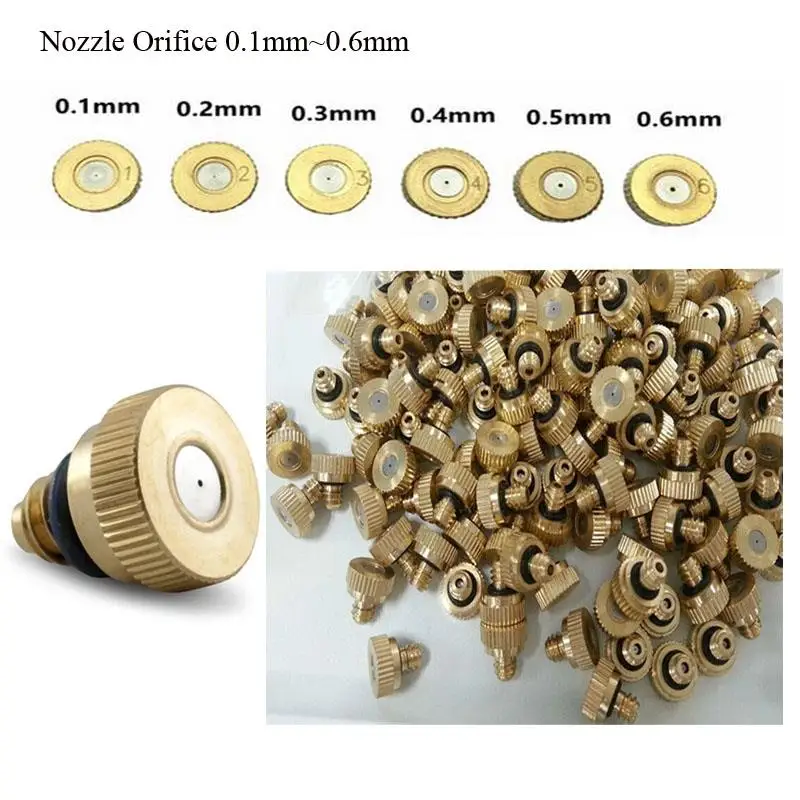 20PCS Misting 0.2MM Nozzle + 10pcs End Fitting