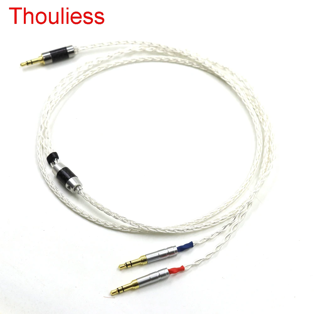 Thouliess 4pin XLR 4.4 2.5mm 152 Core Earphone Cable For Focal Clear Jvc sw01 sw02 Denon AH D600 D7100 d7200 d5200 t1 t5p arya