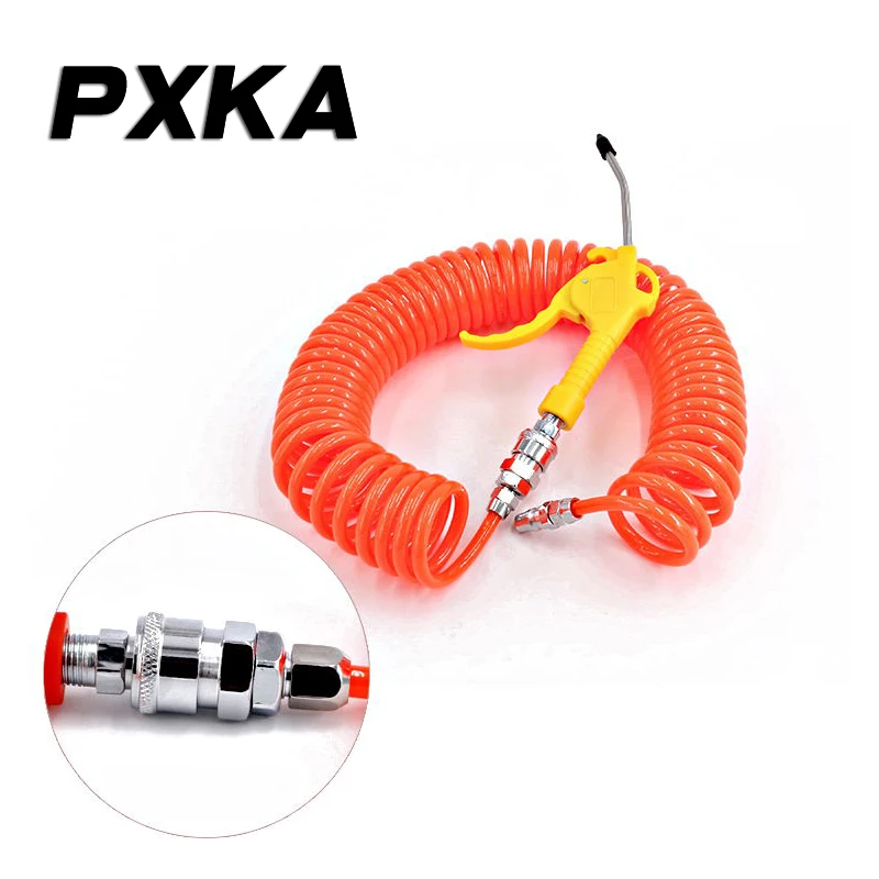 Car truck dust gun air tank dust gun cab three-way high-pressure air gun car air intake pipe blowing gun