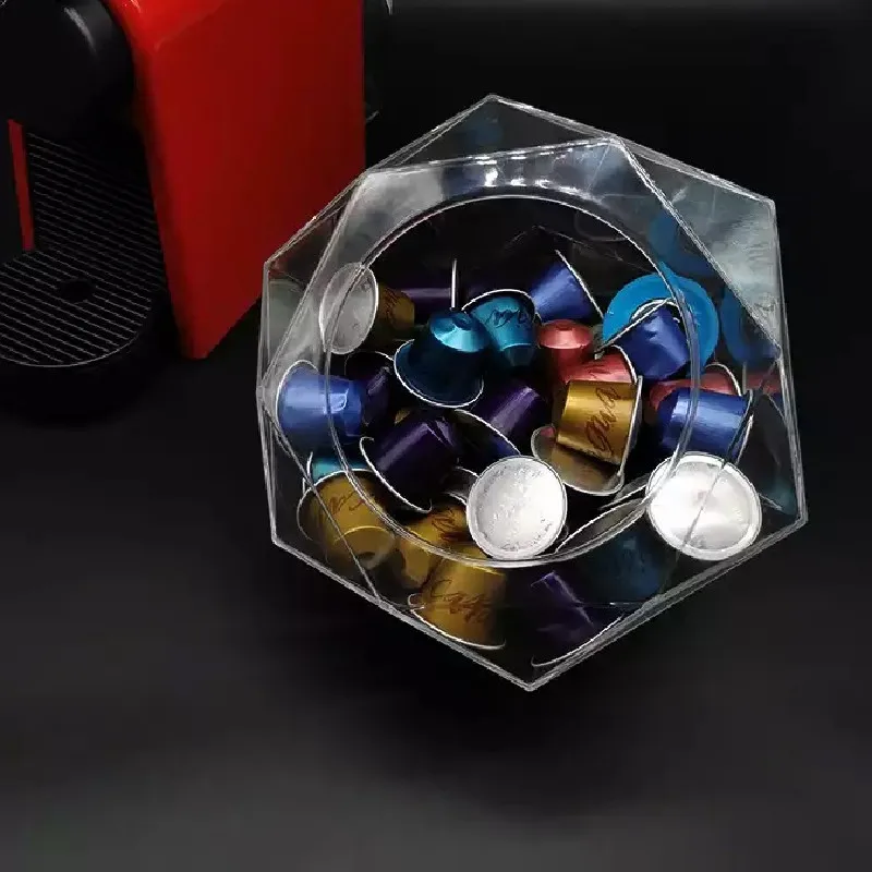 ドルチェグストネスプレッソアクリルカプセル用の透明なコーヒーボックス