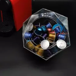 Trong Suốt Cà Phê Pod Giá Đỡ Cho Dolce Gusto Cà Phê Viên Nespresso Acrylic Viên Cà Phê Hộp Bảo Quản Hộ Gia Đình Viên Phụ Kiện