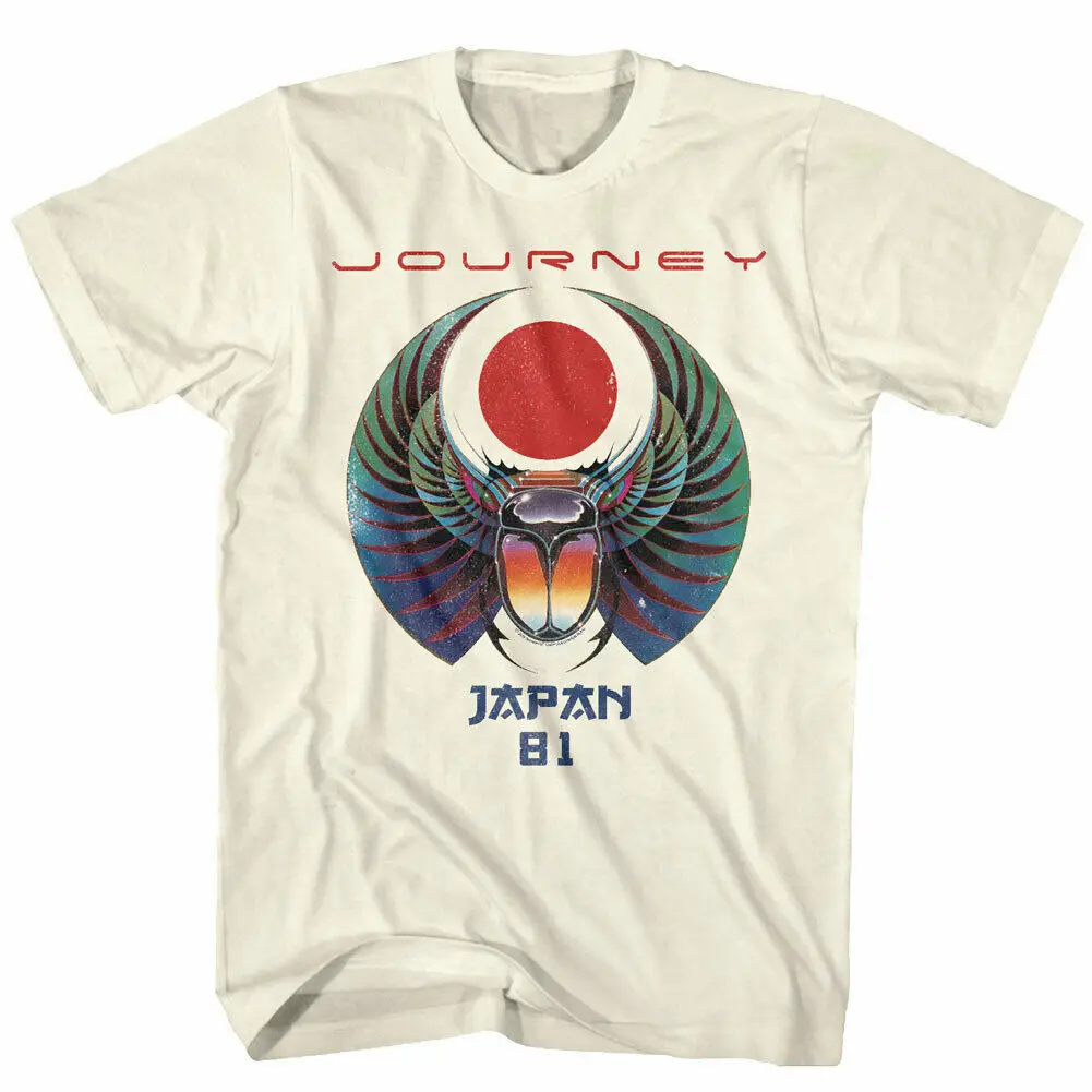 Official Journey Japan Tour 81 Men'S T Shirt Scarab Rock Band