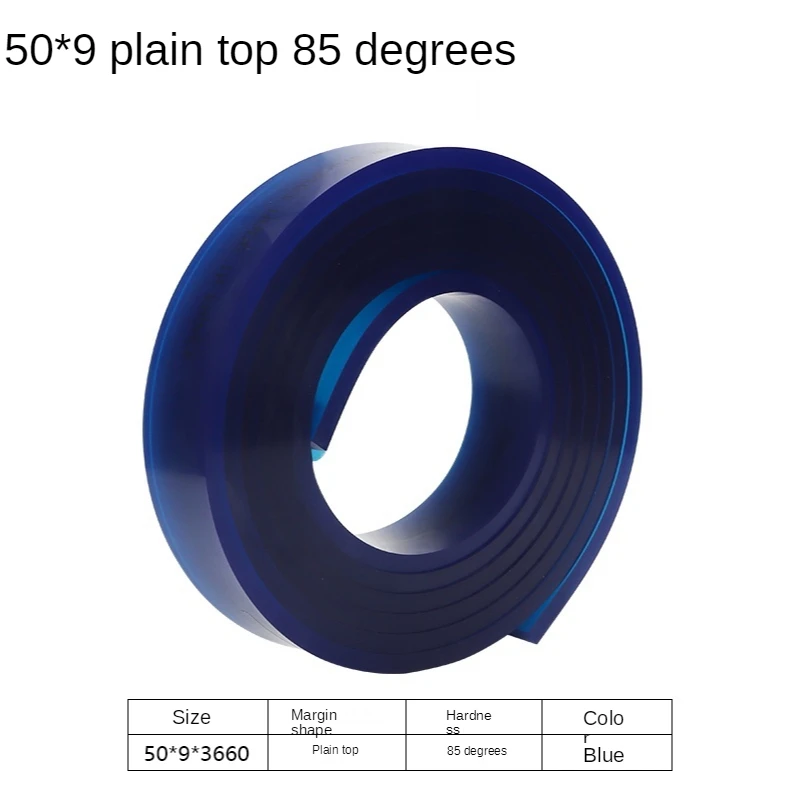 50mm * 9mm Flache Siebdruck Rakel Gummi 55A 65A 75A 80A DIY Siebdruck Tinte Scratch Board werkzeuge Rakel Gummi Klinge – Detail 18