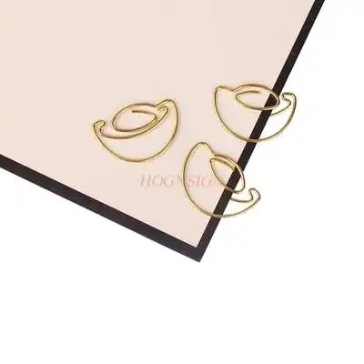 15Pcs Goudstaaf Paperclip Vorm Paperclip Gepersonaliseerde Paperclip Rvs Vintage Pin