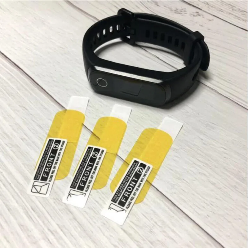 5Pc TPU Smartband ป้องกันฟิล์มสำหรับ Huawei Honor Band 5i สายรัดข้อมือสร้อยข้อมือสมาร์ท Full Screen Protector ฝาครอบ