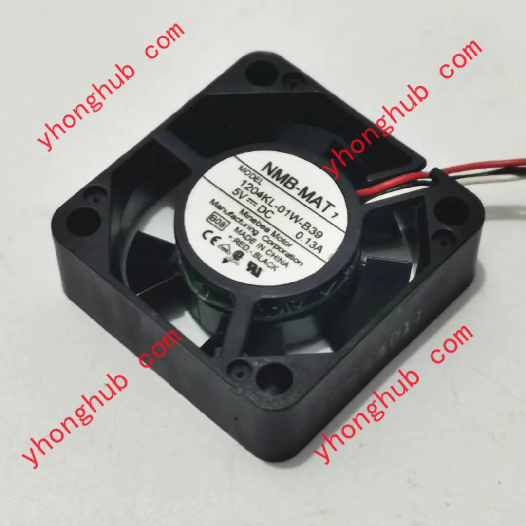 

NMB-MAT 1204KL-01W-B39 B08 DC 5V 0.13A 30x30x10mm Server Cooling Fan