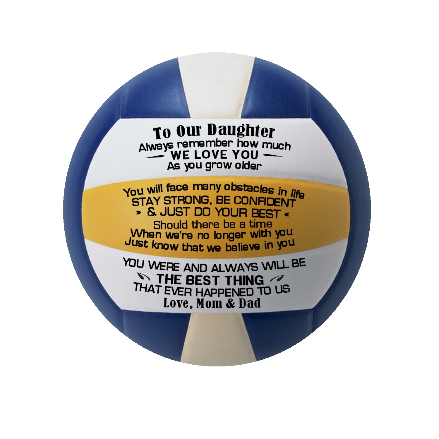 

Best Gifts For To Beloved Daughter Dad and Mom to My Daughter Gifts Soft Volleyball Professional Training Competition Ball