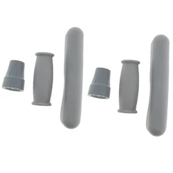 2 Kits of Crutch Accessory Kit Pads Replacement, Anti Slip Rubber Underarm Cushions, Hand Grips, and Crutches Tips Feet Caps