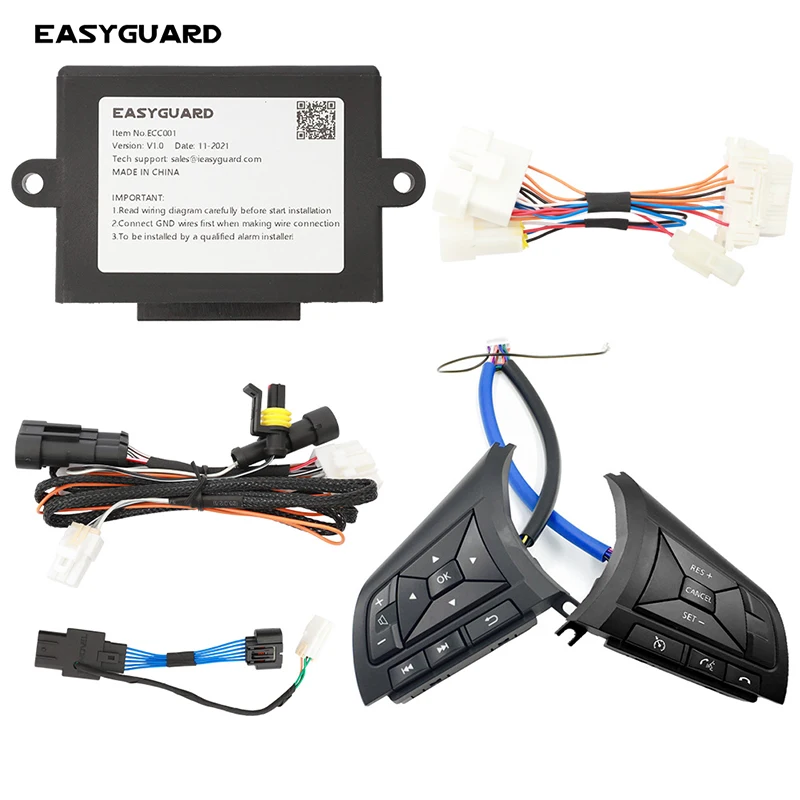 EASYGUARD car speed limiter fit for nissan KICKS 2017-2021 cruise control system Speed Control Plug and play Switch Handle