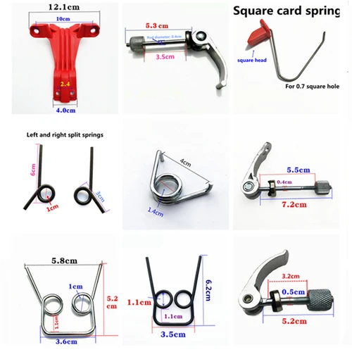Accesorios de scooter para niños, varilla de elevación de monopatín de tres o cuatro ruedas, resorte a presión, mármol, liberación rápida, Primavera