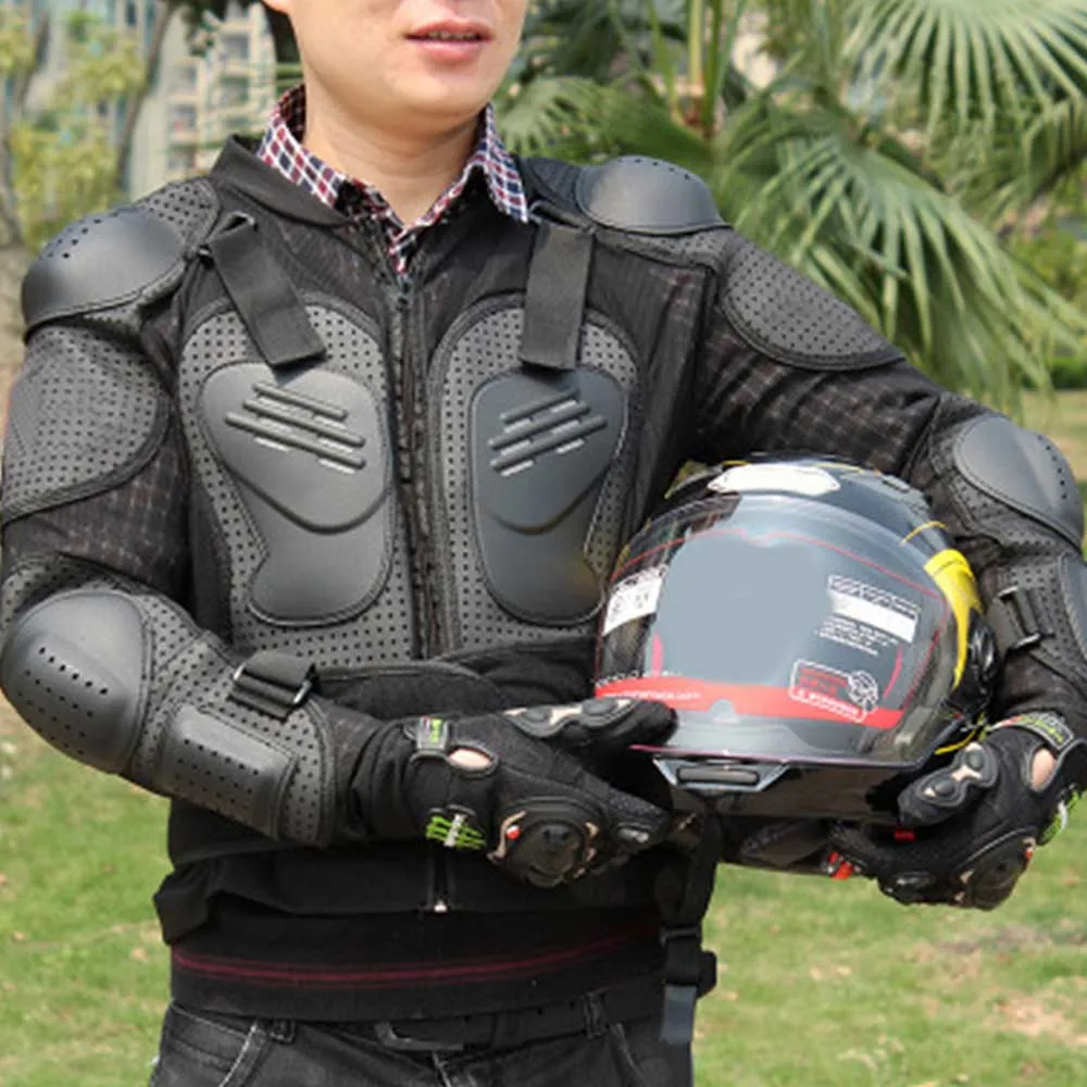 Motocross Armor Vest Chest Gear Parts Motorcycle Full Body Armor Protective Jacket Shoulder Hand Joint Protection Accessories