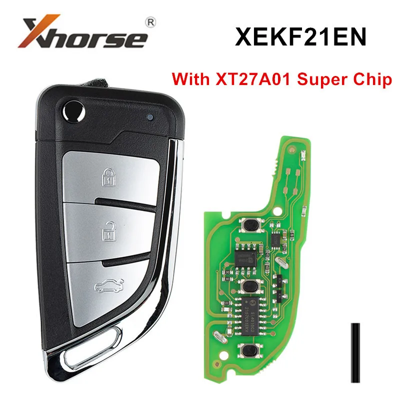 

Супер удаленный ключ Xhorse XEKF21EN VVDI с чипом XT27A XT27A66 для VVDI2 /VVDI MINI Key Tool/VVDI Key Tool Max