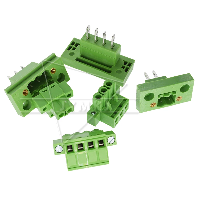 2EDG 5.08 2/3/4/5/6/7/8/9/10/12Pin Right Angle Line Terminal Plug Type KF2EDGWB 5.08mm Pitch Connector Pcb Screw Terminal Block